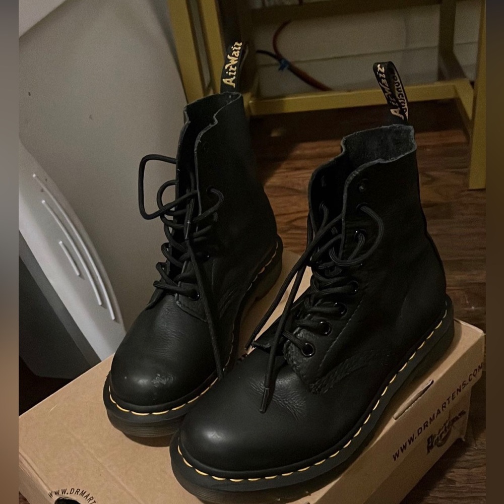 Semi- used Dr.Martens Black Boots Women